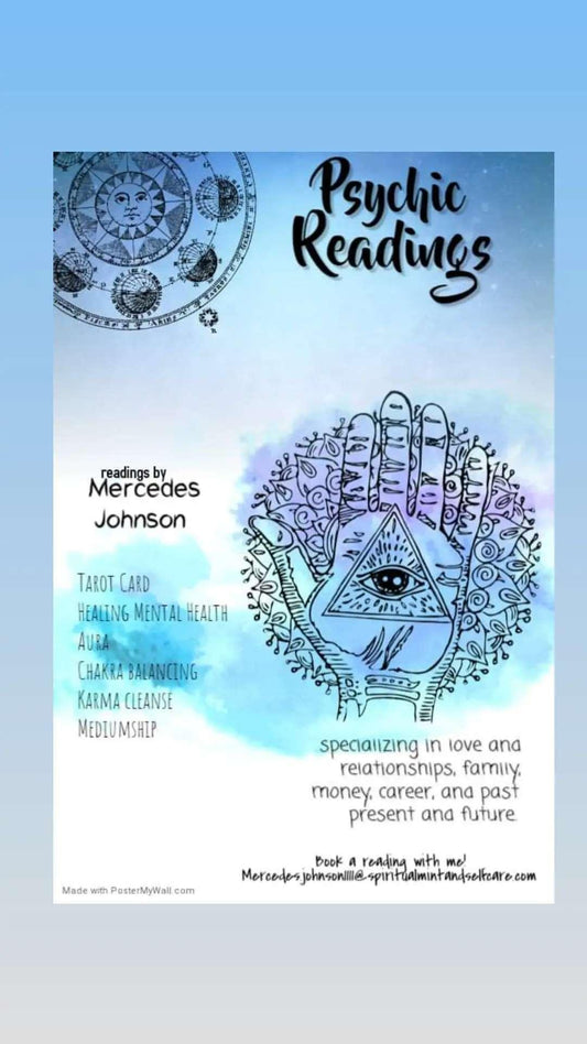 Psychic, Medium, Mental Health Reading Sessions & Reiki